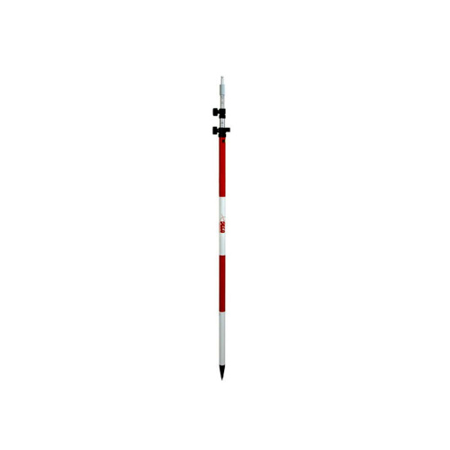 Seco 3.60 m Aluminum TLV Pole - Red and White - 5527-20