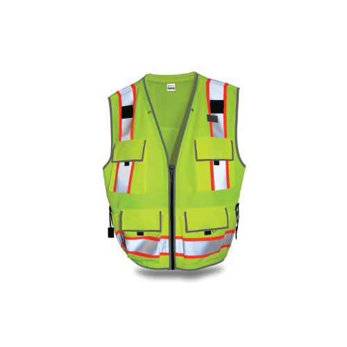 SitePro Surveyor's Safety Vest Lime, CLASS 2 23-750-FL