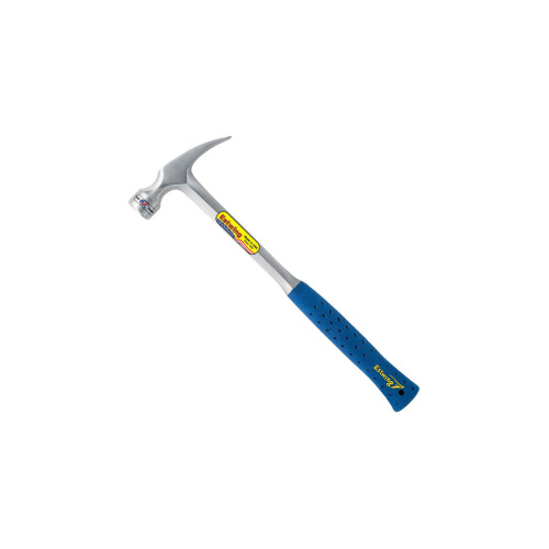 Estwing Framing Hammer - 28 oz Long Handle Straight Rip Claw with Smooth Face & Shock Reduction Grip - E3-30S